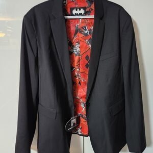 Classic Black and Red Blazers with Batman Liner Brand New